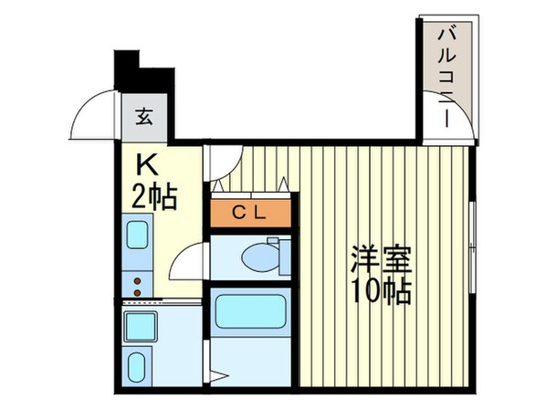 フジパレス今津中Ⅱ番館の物件間取画像